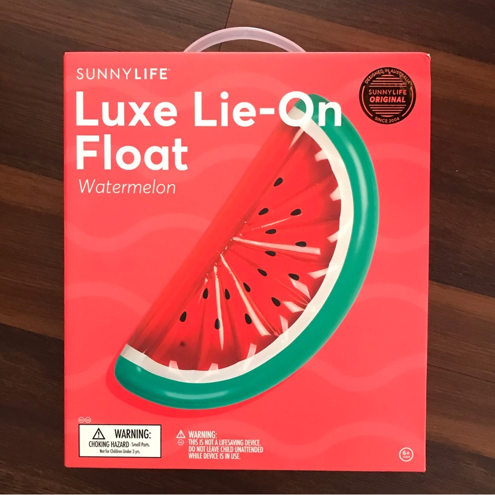 Sunnylife Giant Watermelon Pool Float NIB